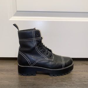 Urban Outfitters Black Combat Boots